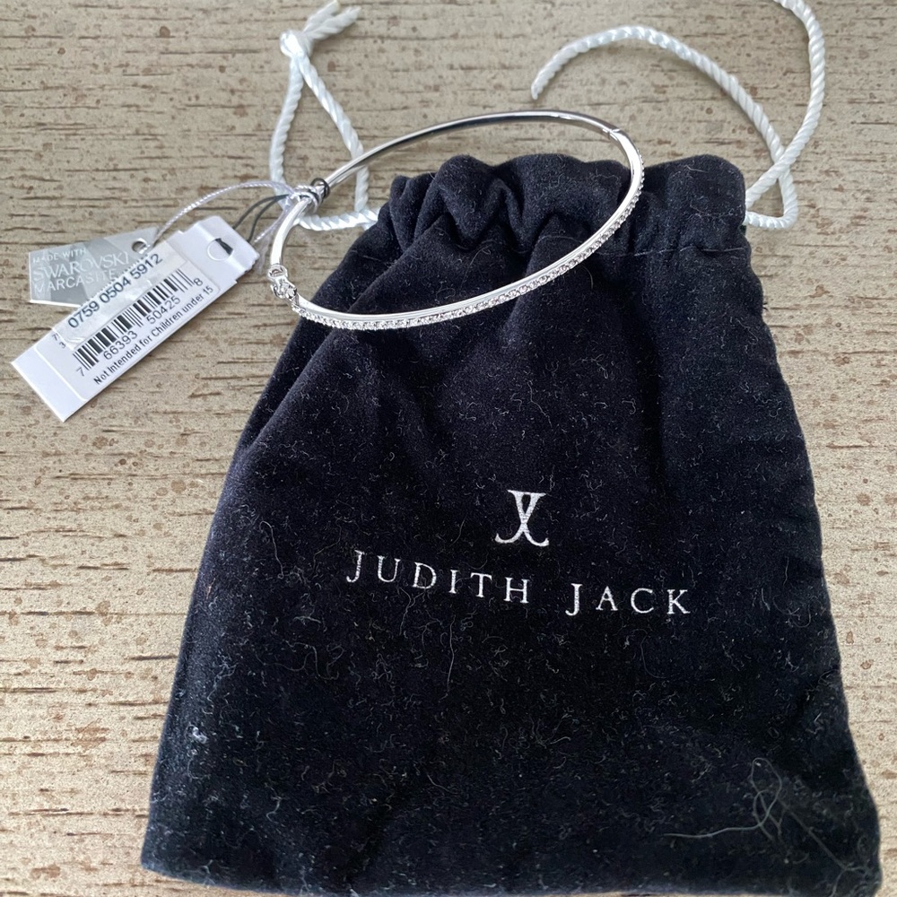 Judith Jack Swarovski crystal bangle bracelet NWT